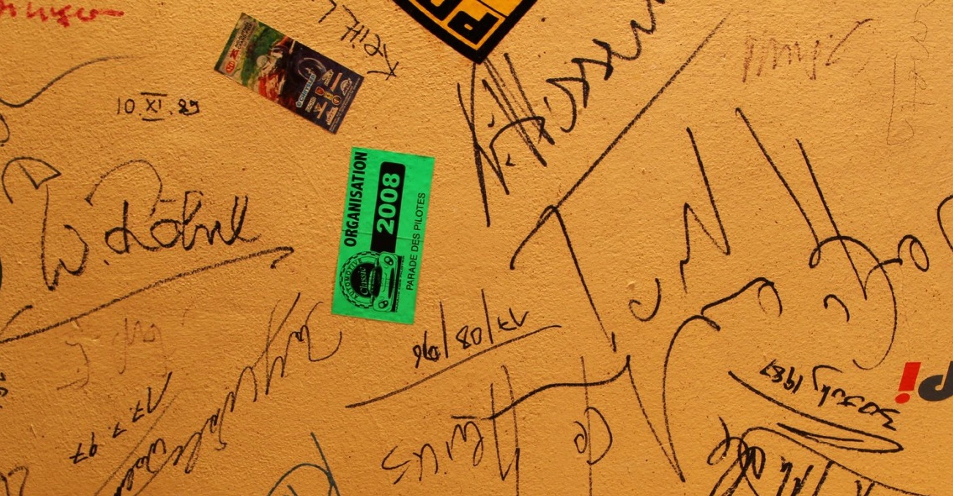 Pistenklause Rennfahrer Unterschriften wie z.B Walter Röhrl